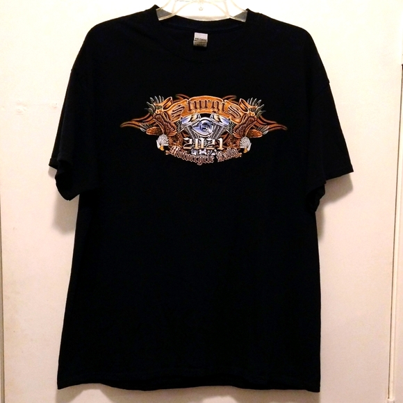 Sturgis Motorcycle Rally Size XL Mt. Rushmore 2021 Eagle Tribal T-Shirt - Picture 5 of 5